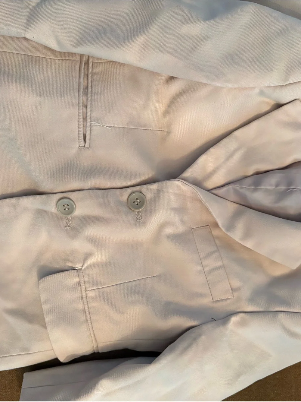 Kids Beige Dress Pants and Blazer Set